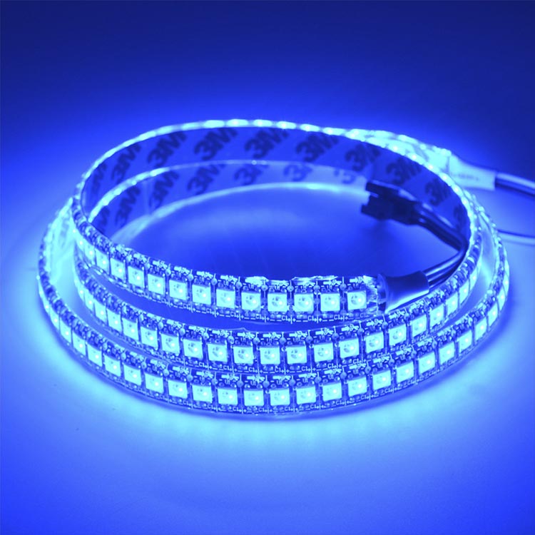 WS2811 DC5/12V Programmable LED Strip Lights, Addressable Digital Full Color Chasing Flexible LED Strips, Indoor Use, 288LEDs 6.56ft Per Reel By Sale WS2811 DC5/12V Programmable LED Strip Lights, Addressable Digital Full Color Chasing Flexible LED Strips, Indoor Use, 288LEDs 6.56ft Per Reel By Sale